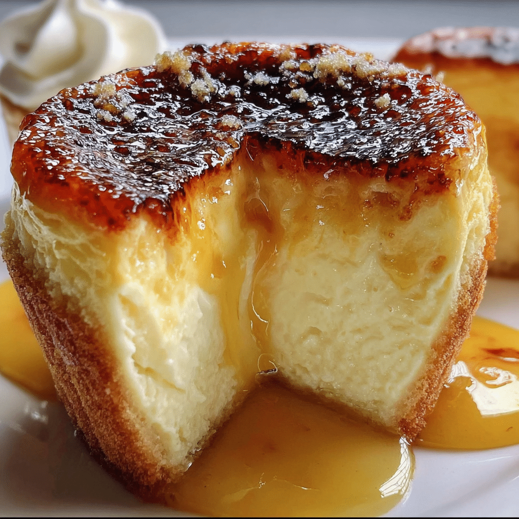 Delicious Vanilla Bean Crème Brûlée Cheesecake