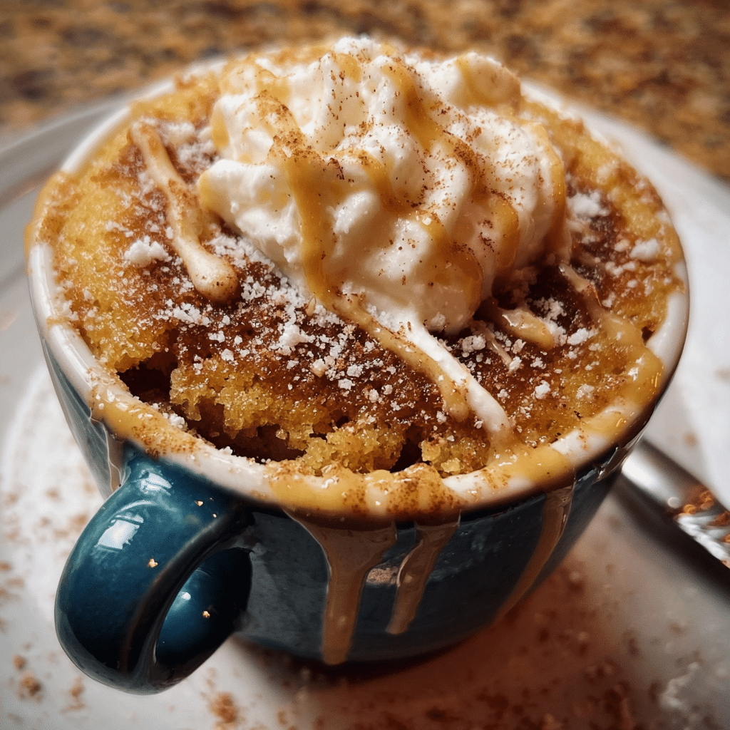 2-Minute Apple Mug Cake Recipe