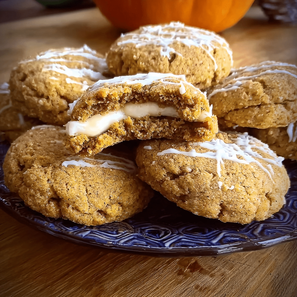 Pumpkin Cheesecake Cookies