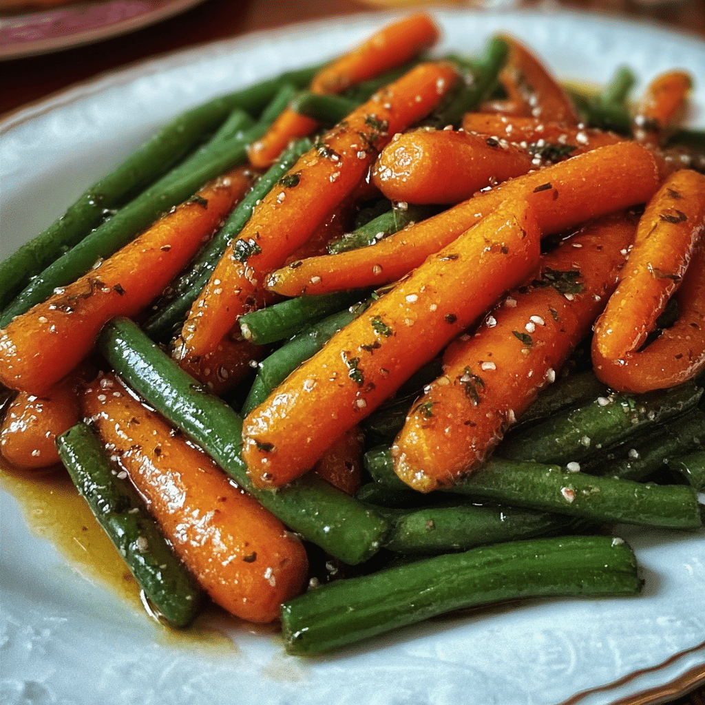 Honey Glazed Carrots & Green Beans