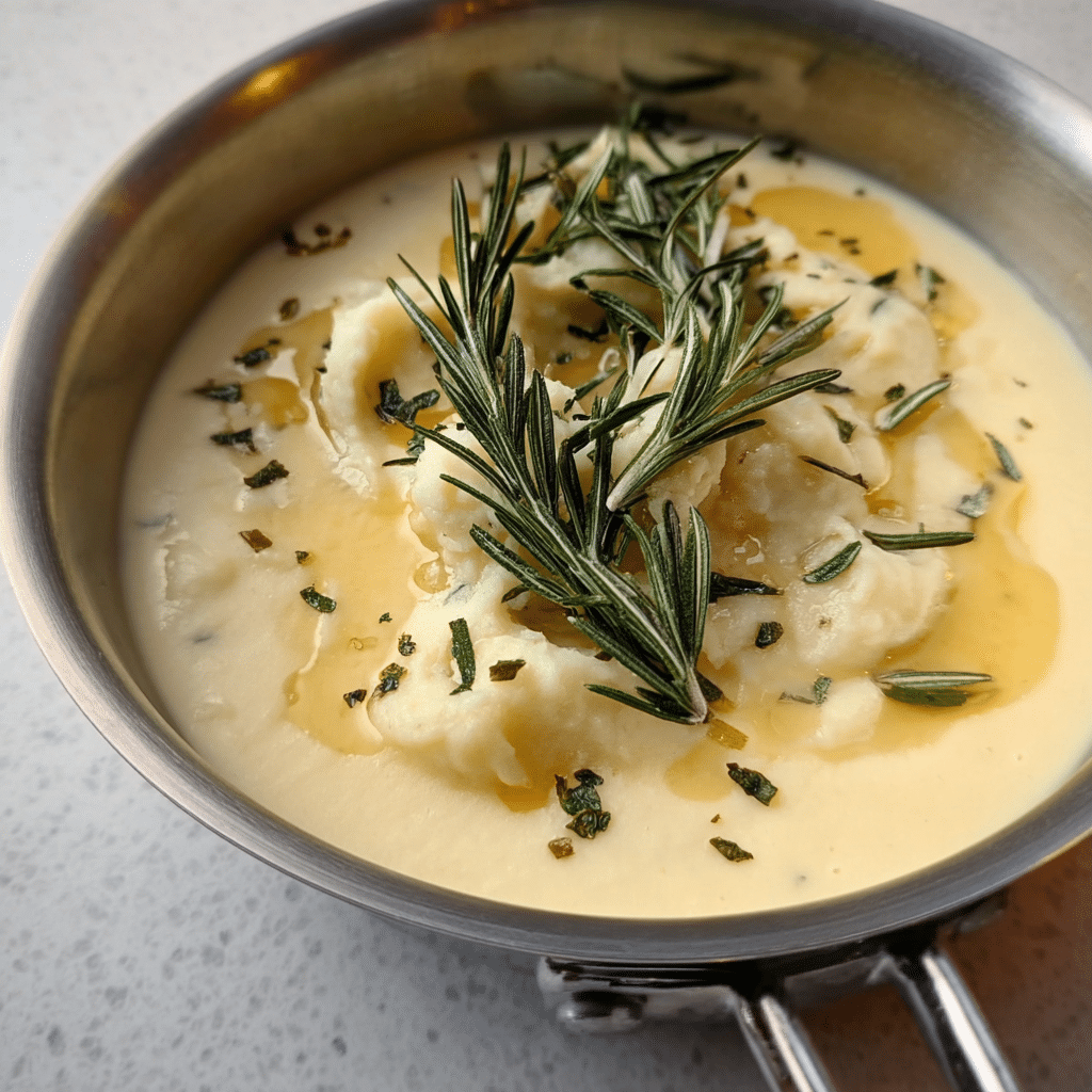 Best Rosemary Garlic Mashed Potatoes