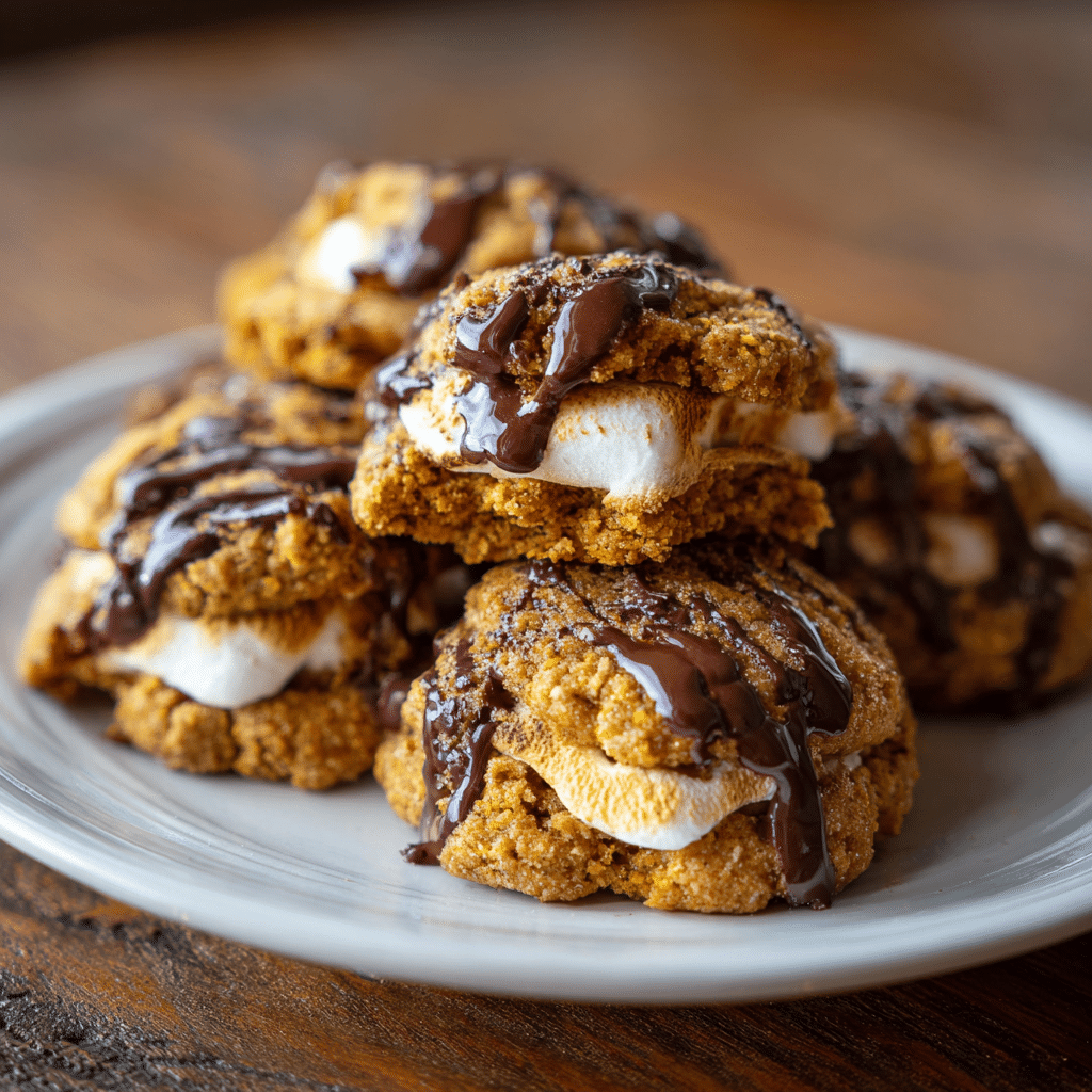 Pumpkin S’Mores Cookies Recipe