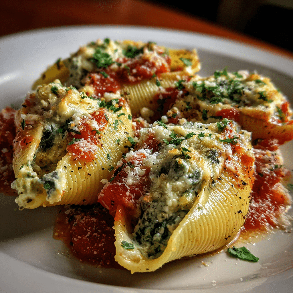 Easy Spinach and Ricotta Stuffed Shells – A Healthy Veggie Dinner