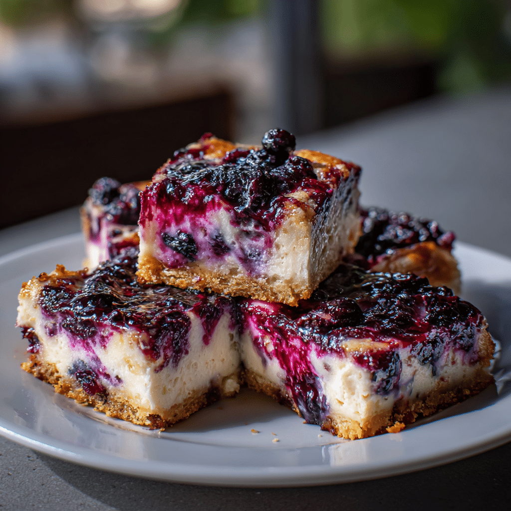 Blueberry Cream Cheese Bars Recipe