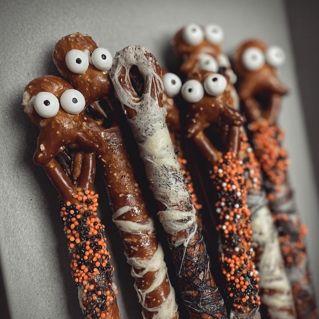Halloween Themed Pretzels