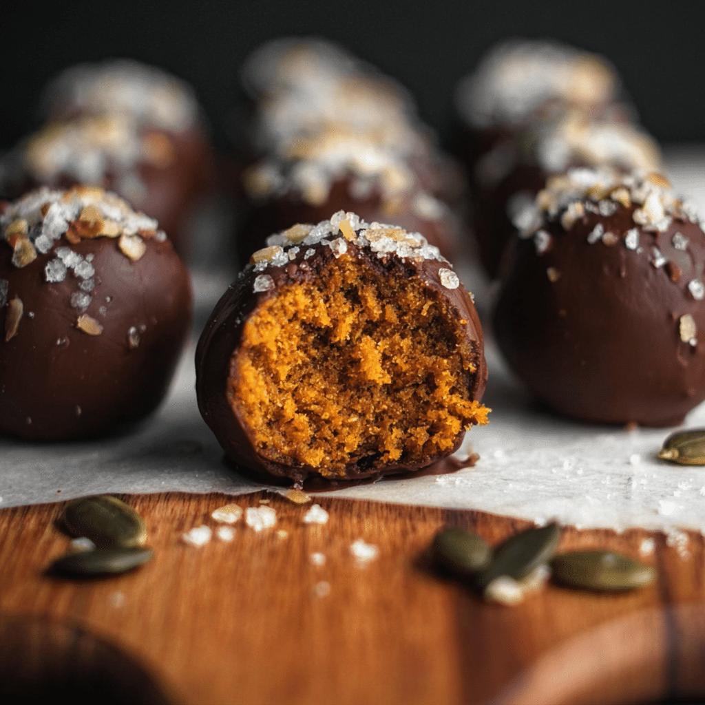 Healthy Pumpkin Truffles