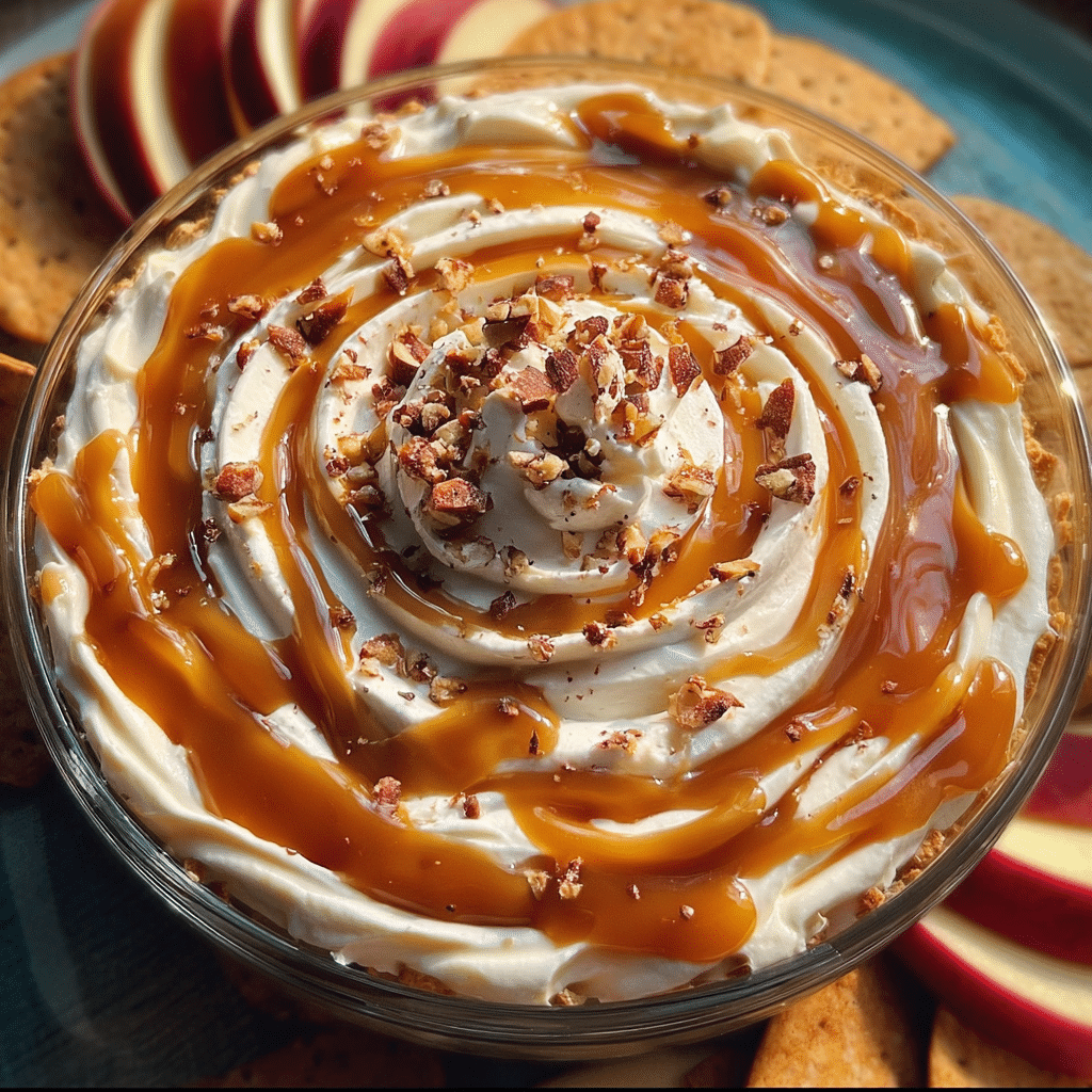 Caramel Apple Cheesecake Dip