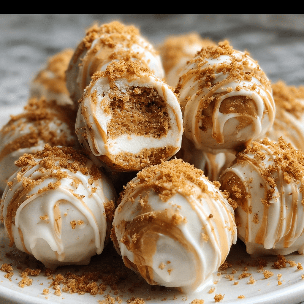 No Bake Pumpkin Cheesecake Balls