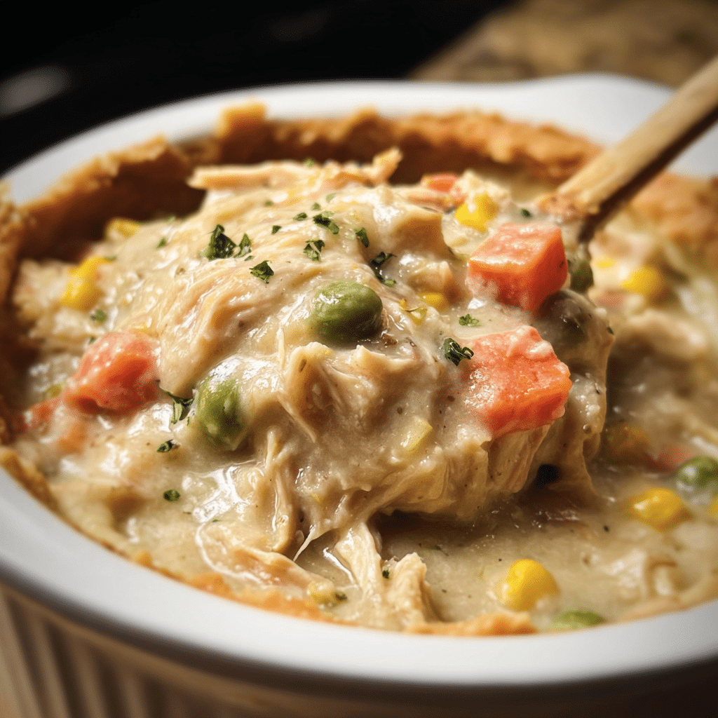Slow Cooker Chicken Pot Pie