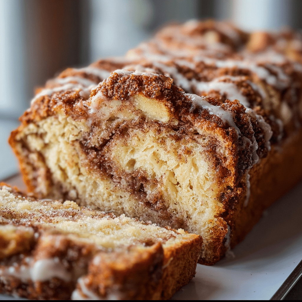 Cinnamon Swirl apple bread