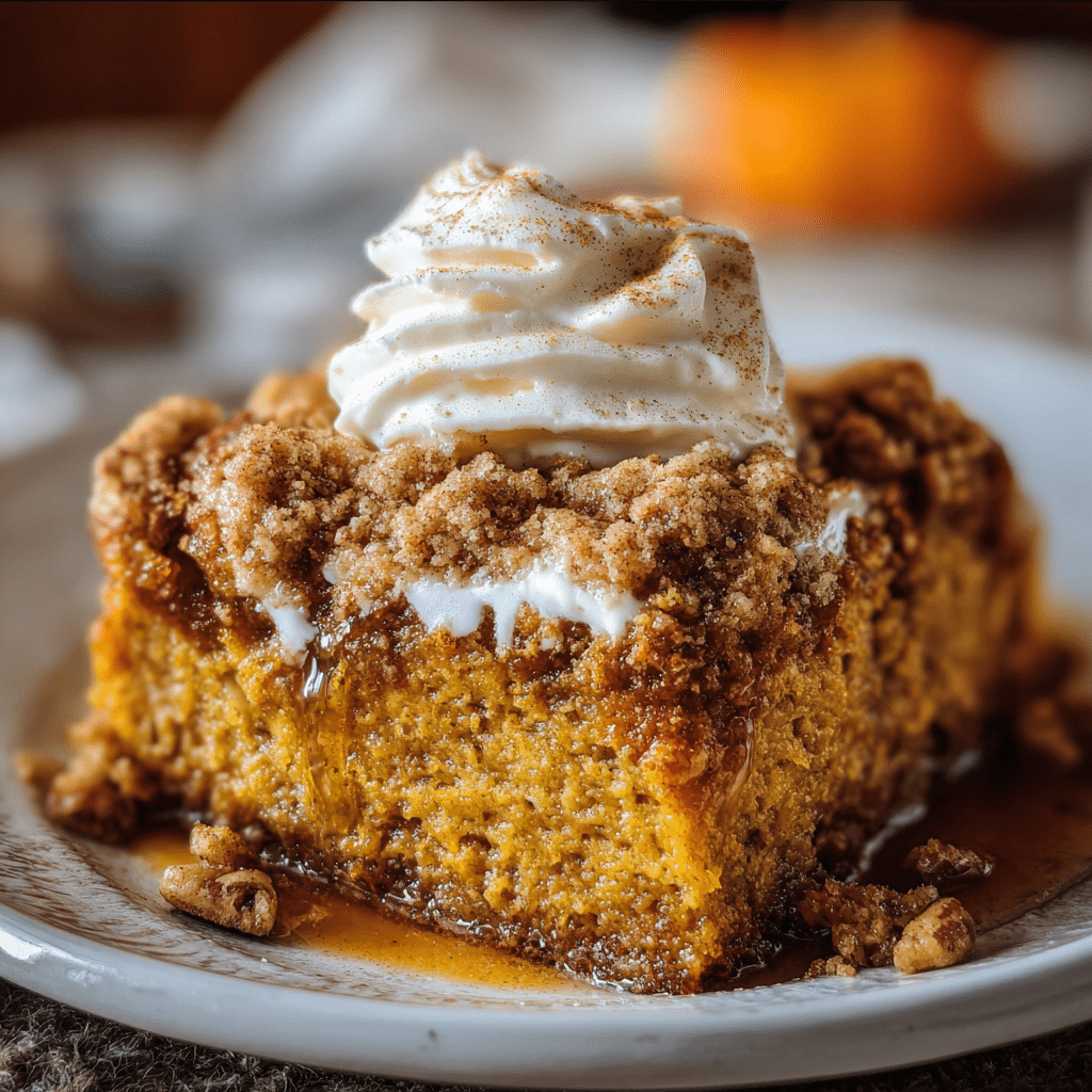 Easy Pumpkin Dump Cake