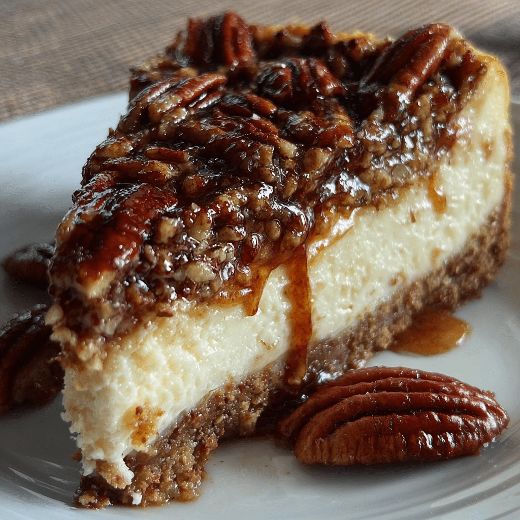 Irresistible Pecan Pie Cheesecake