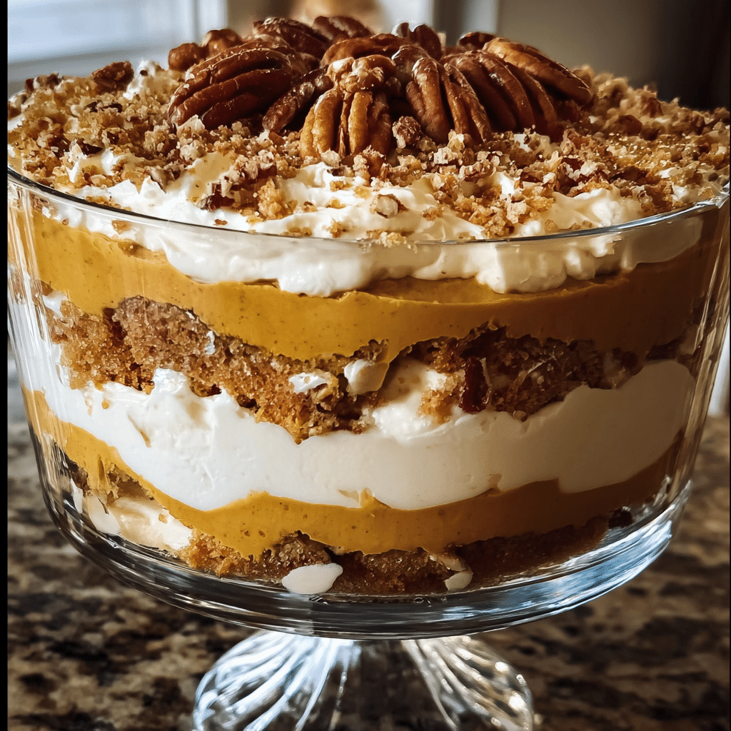 Maple Pecan & Pumpkin Cheesecake Trifle