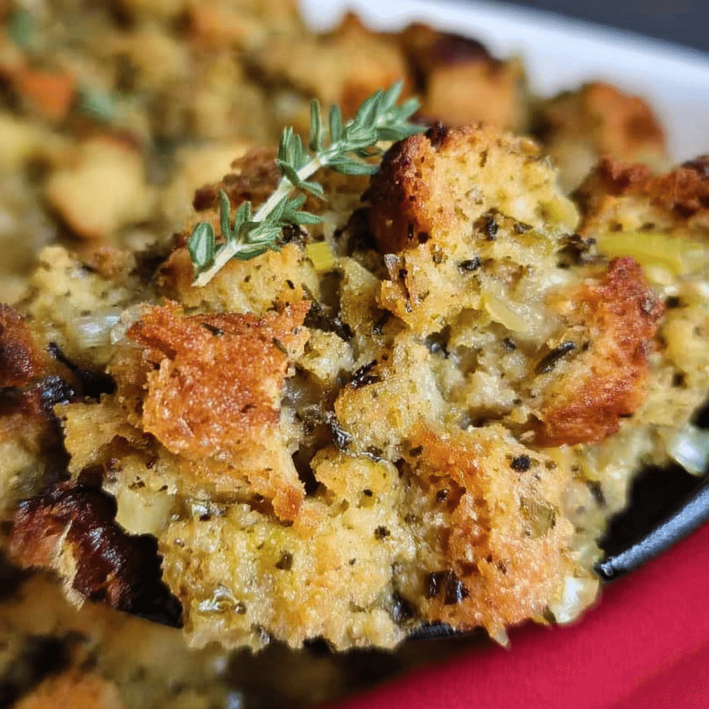 Mom’s Crockpot Stuffing