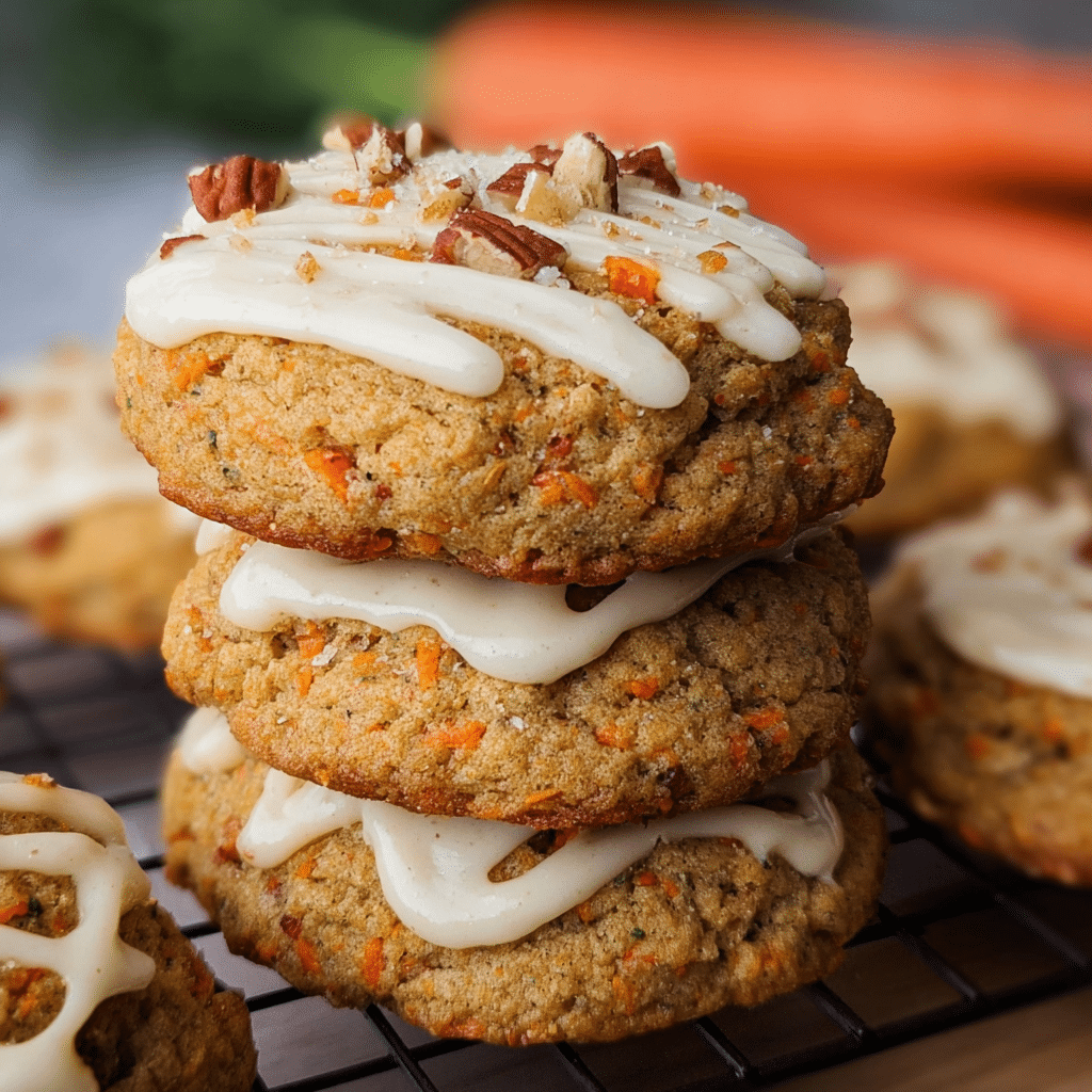 Crumbl carrot cake cookies