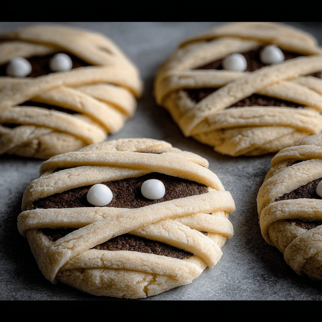 Halloween Mummy Cookies