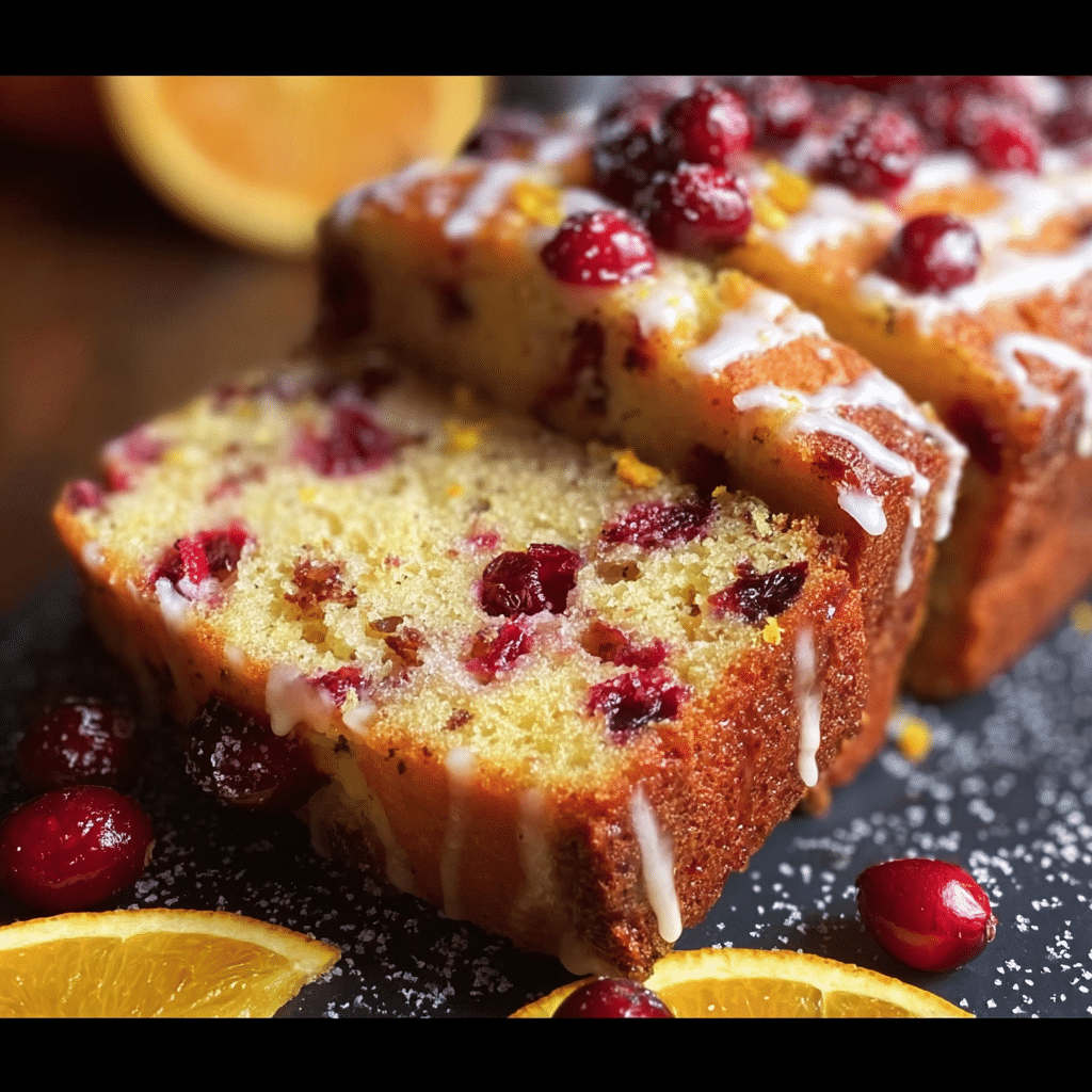 Easy Cranberry Orange Loaf