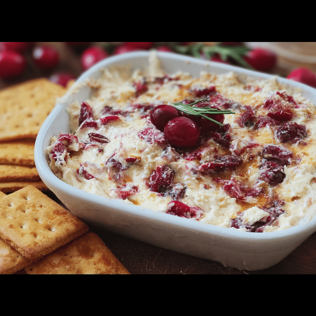 Best Baked Cranberry Cream Cheese Dip