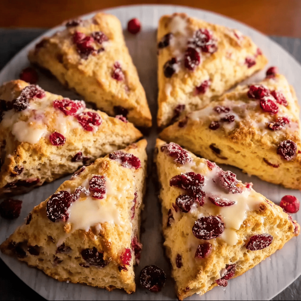 Cranberry Orange Scones