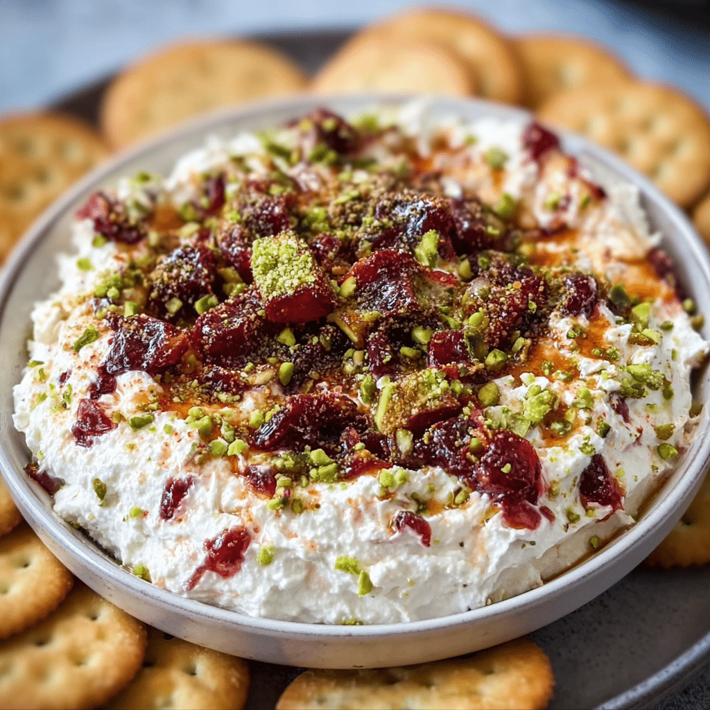 Cranberry Whipped Feta Dip