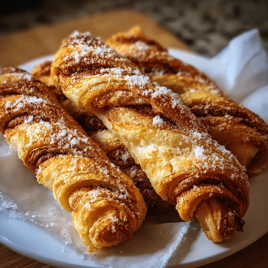 Easy Pumpkin Pie Twists with Puff Pastry