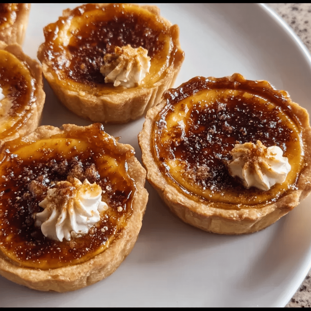Mini Crème Brûlée Pumpkin Pies