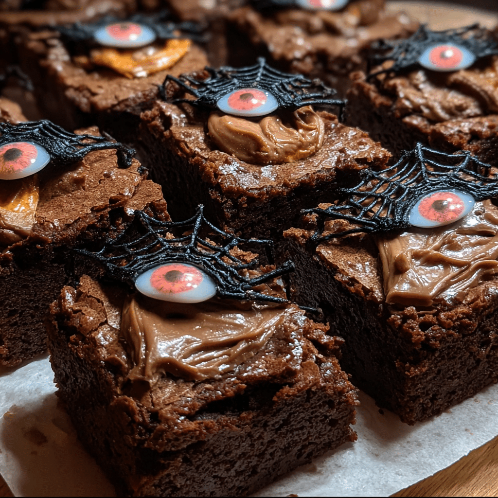 Halloween brownies
