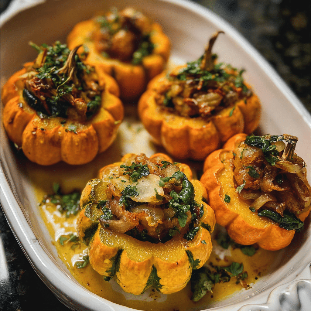 Stuffed Mini Pumpkins