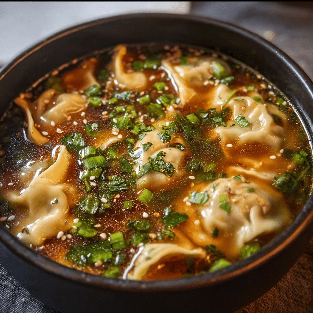 Easy Potsticker Soup
