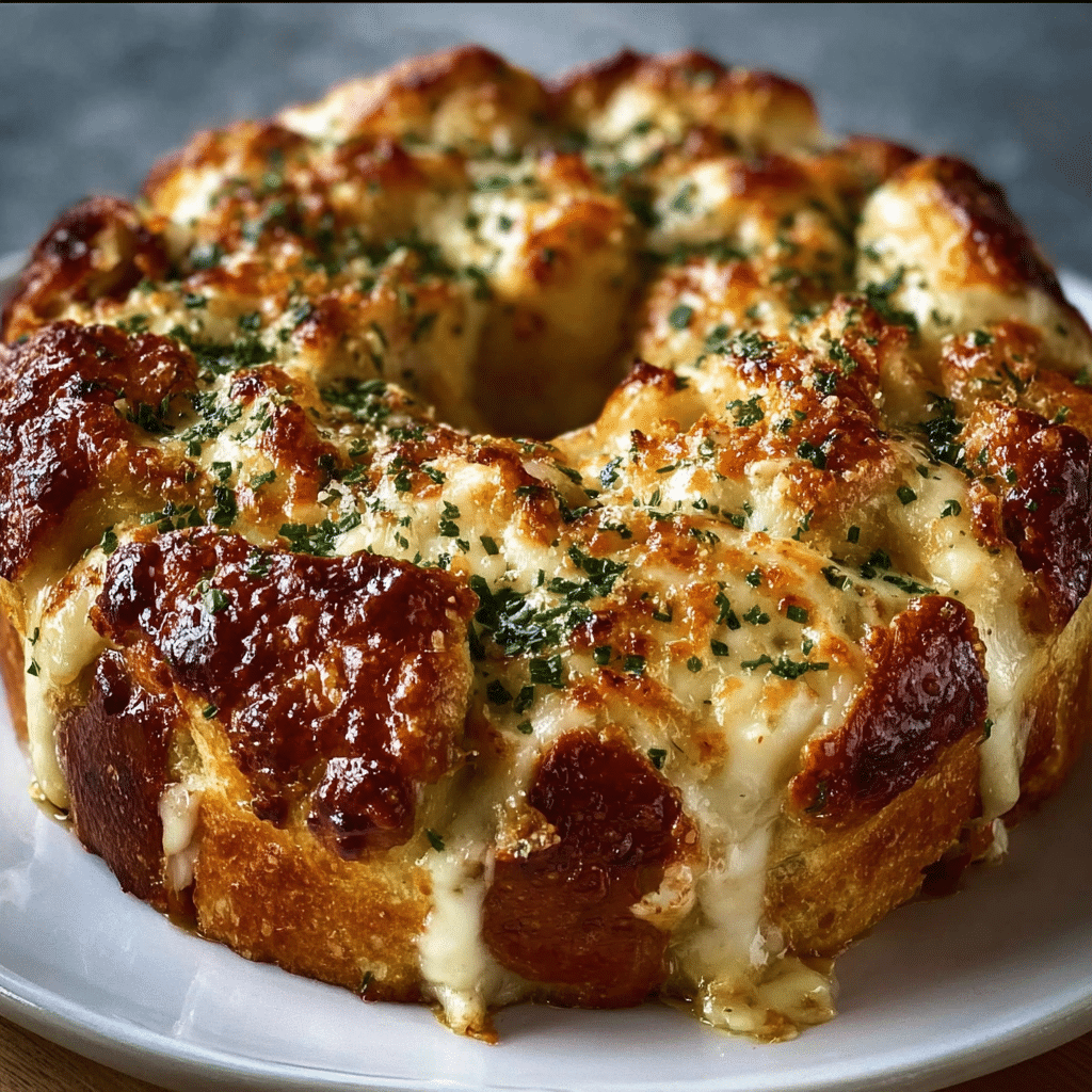 Chicken Alfredo Monkey Bread