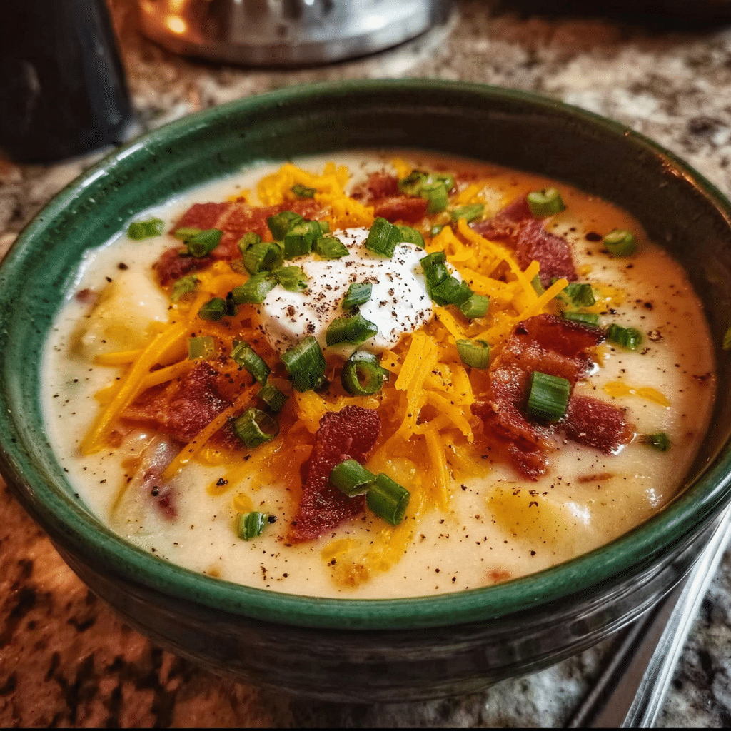 Comforting Loaded Baked Potato Soup