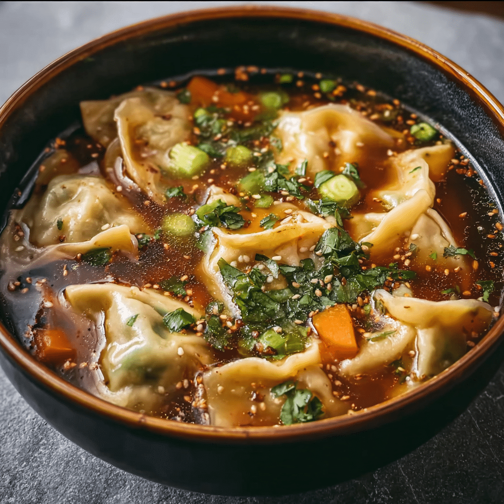 Easy Potsticker Soup