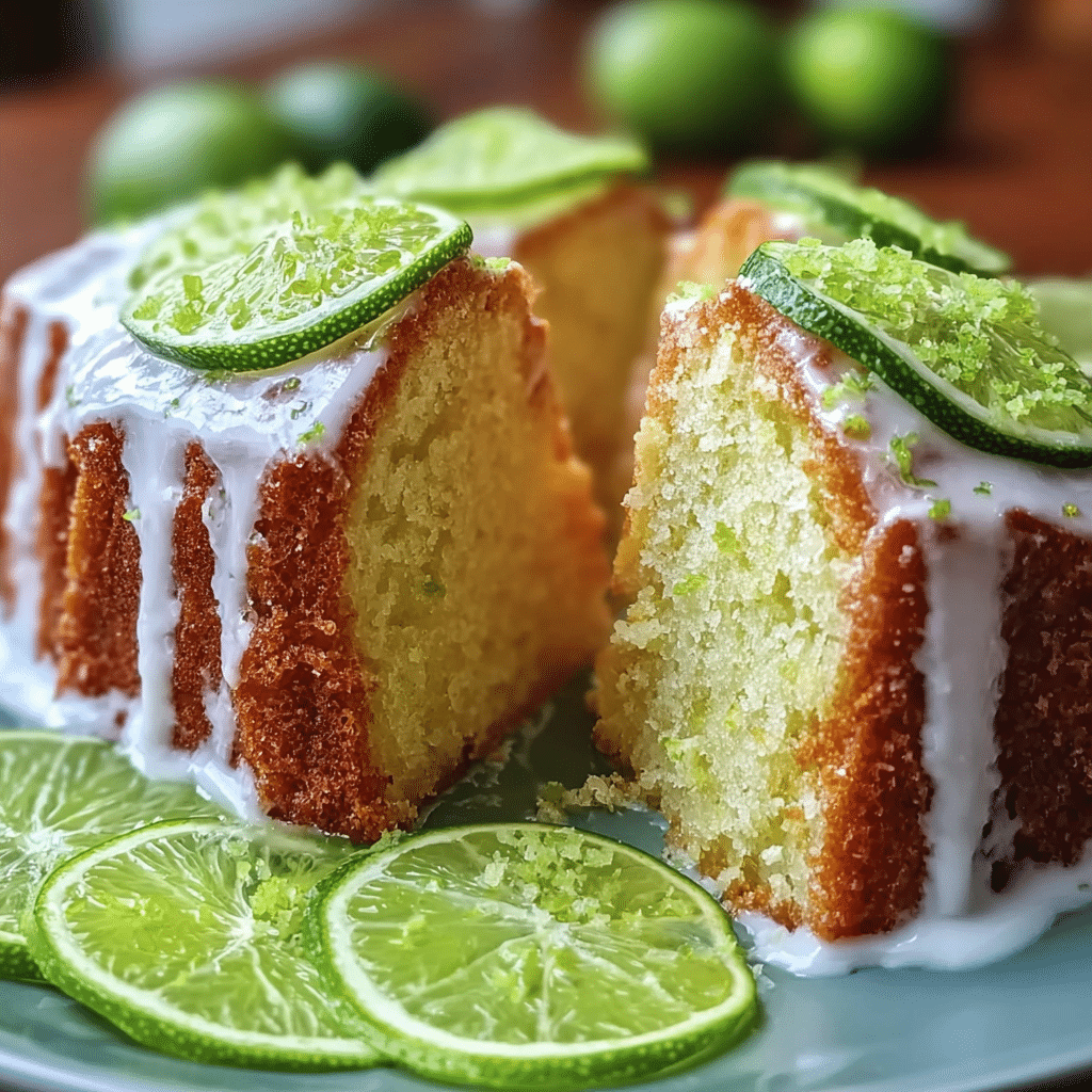 Moist & Tangy Key Lime Pound Cake