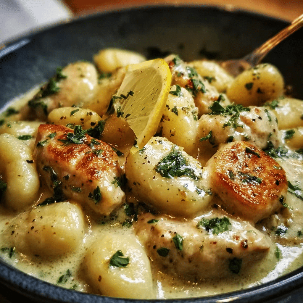 Lemon Chicken Gnocchi