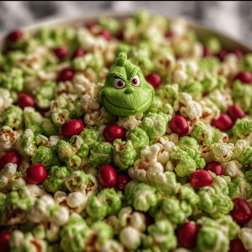 Grinch Popcorn Mix