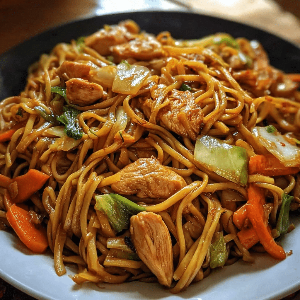 Easy Chicken Lo Mein Recipe