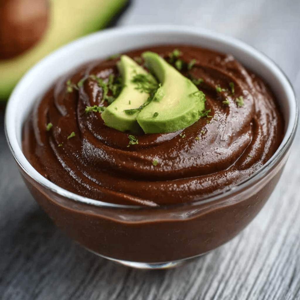 Creamy Chocolate Avocado Pudding