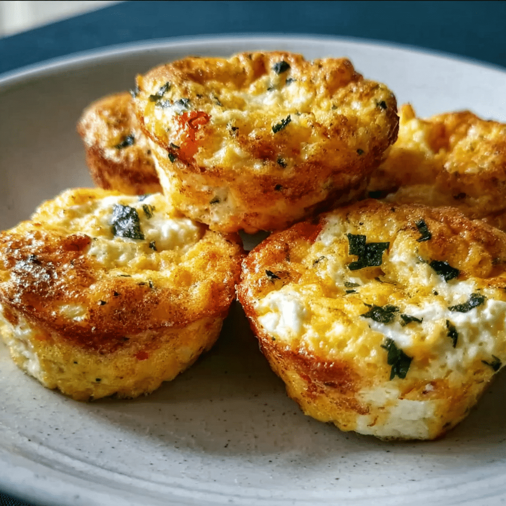 Savory Cottage Cheese Egg Bites