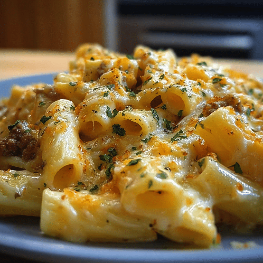 Slow Cooker Cheesy Ranch Pasta