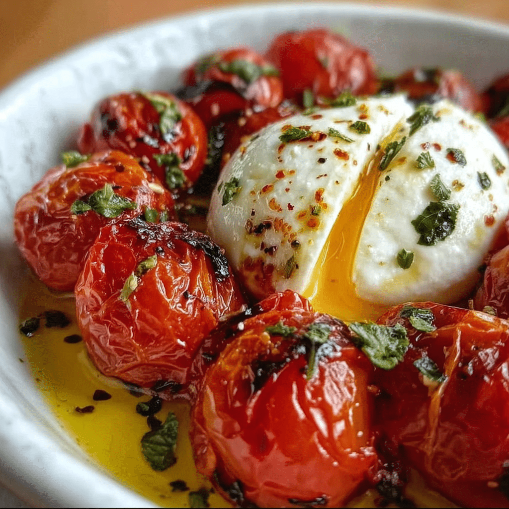 Best Roasted Tomatoes with Burrata Recipe