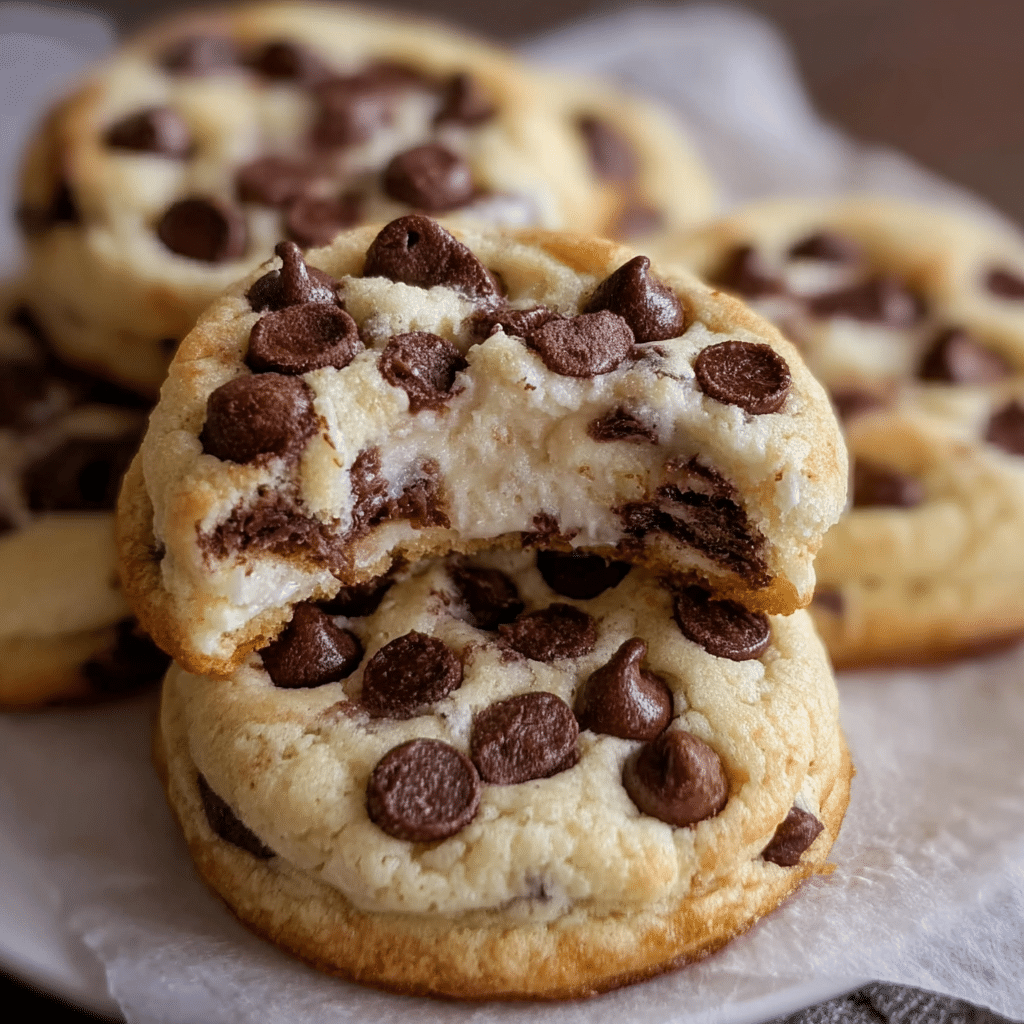 Chocolate Chip Cheesecake Cookies
