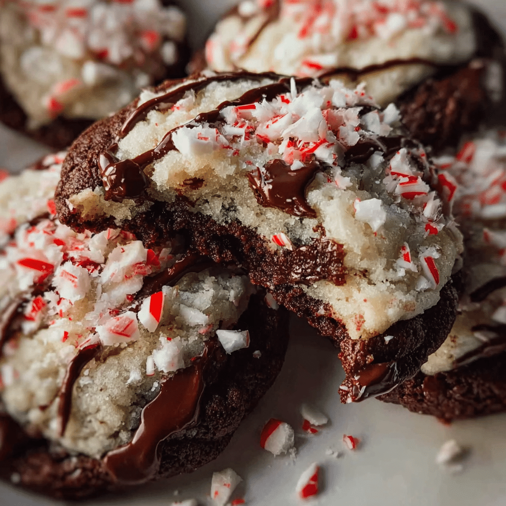 Peppermint Bark Cookies Recipe