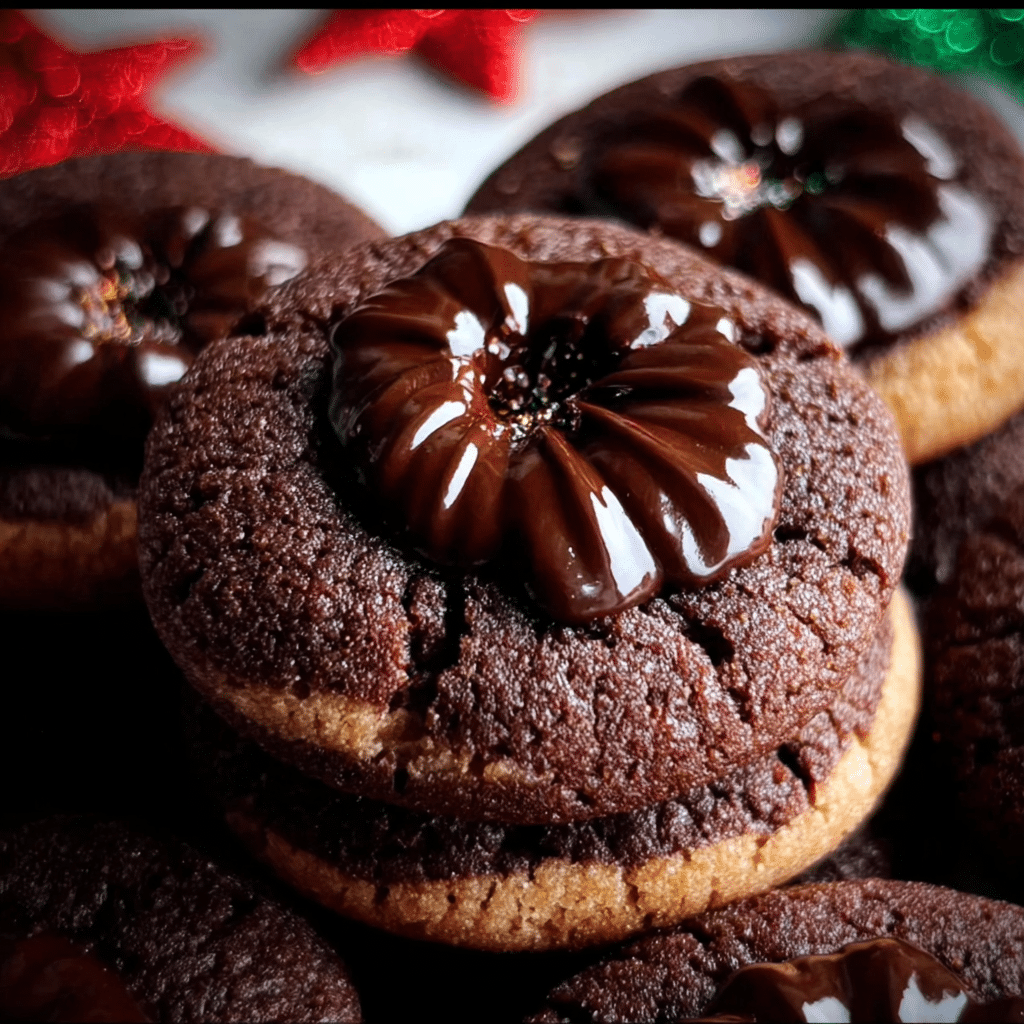 Chocolate Thumbprint Cookies Recipe