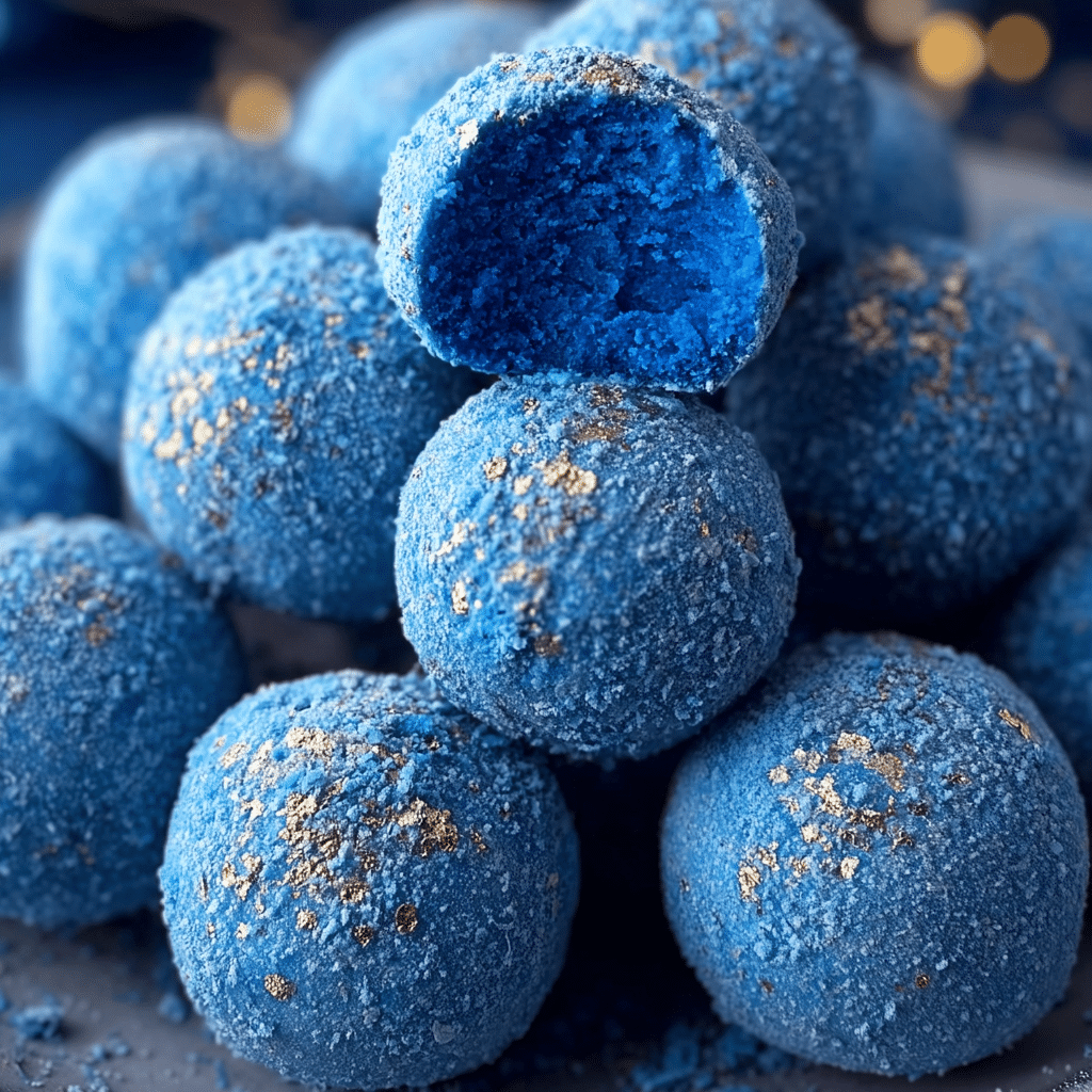 Blue Christmas Truffles Recipe