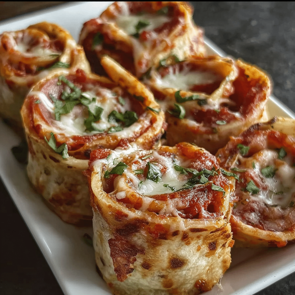 Tortilla Pizza Rolls