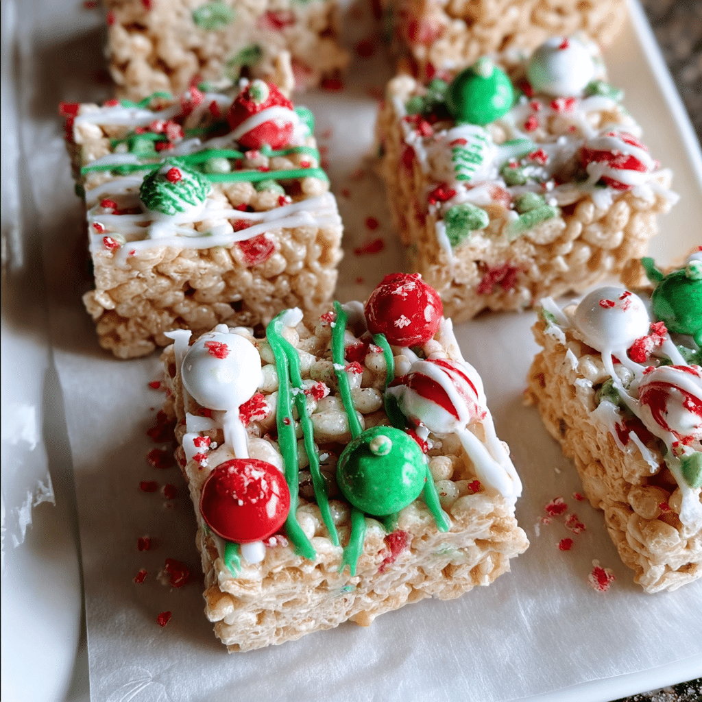 Christmas Rice Krispie Treats