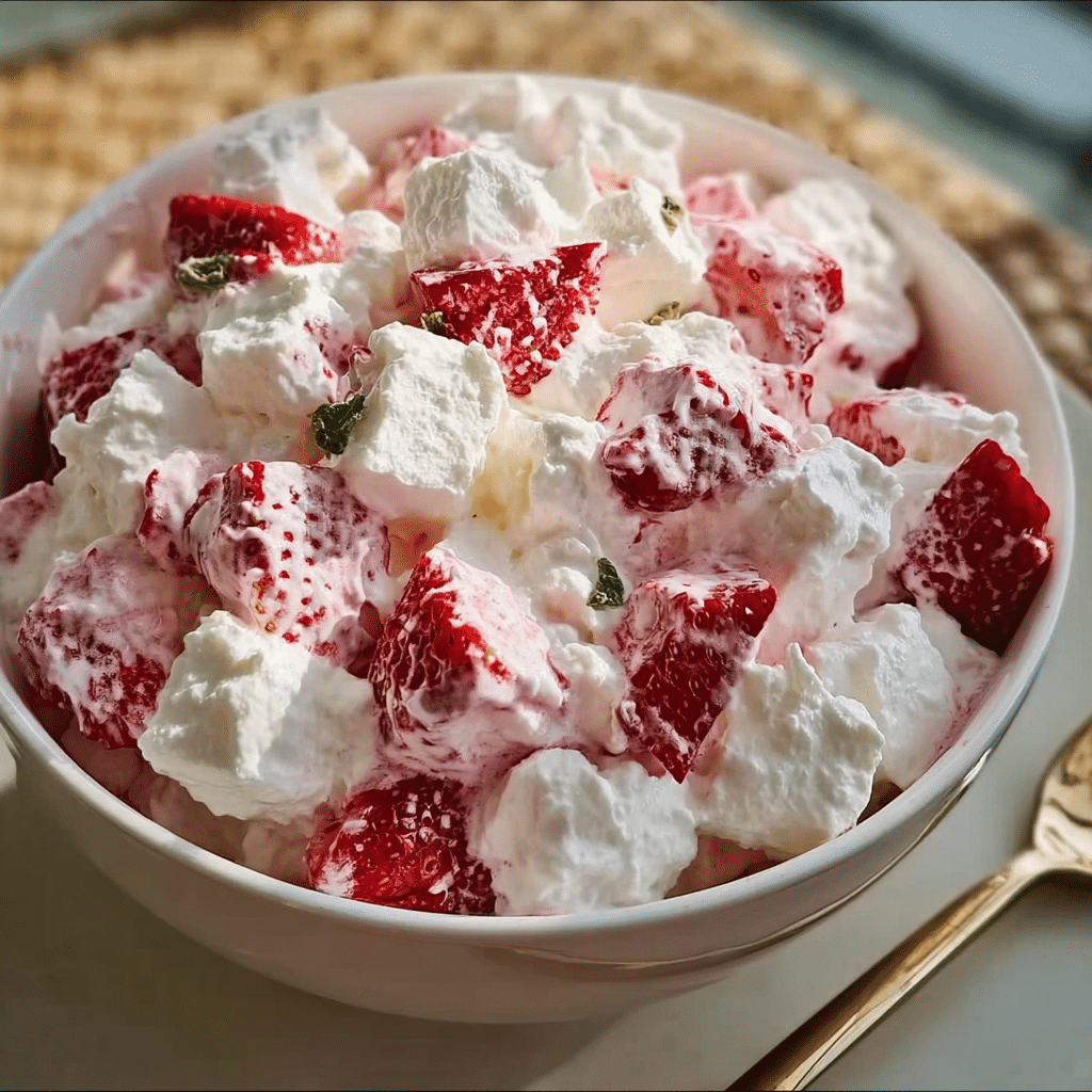 Strawberry Shortcake Fluff Salad