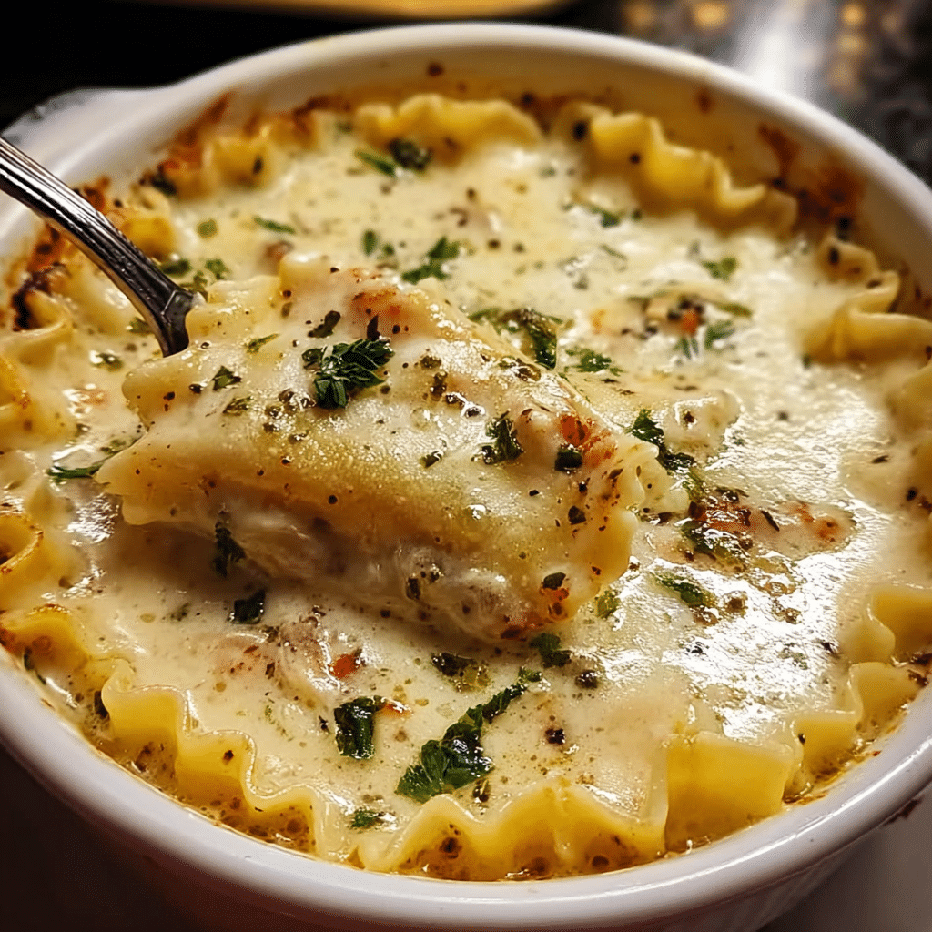 White Lasagna Soup
