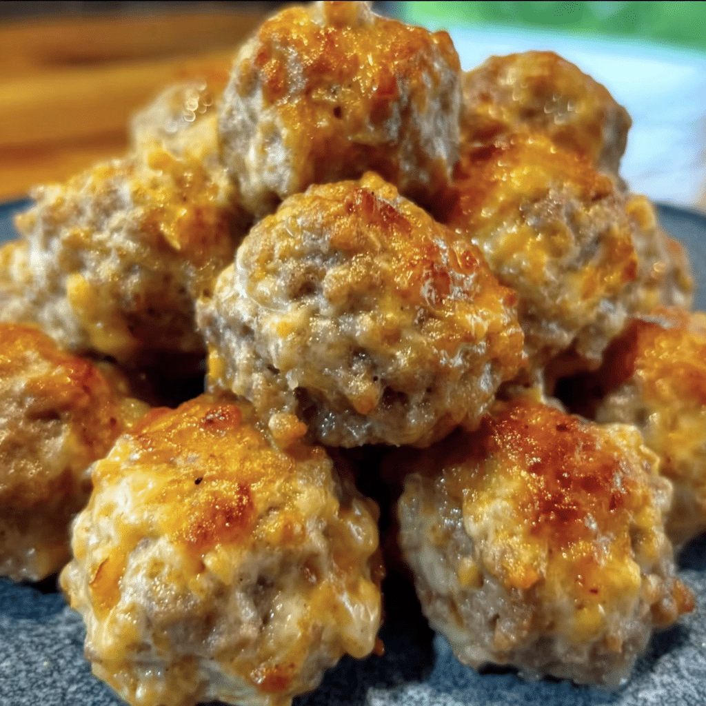 Cream Cheese Sausage Balls
