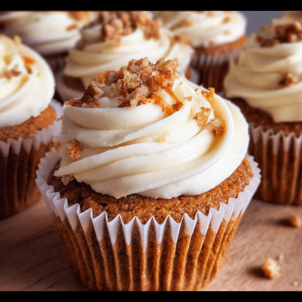 Carrot Cake Cupcakes 3